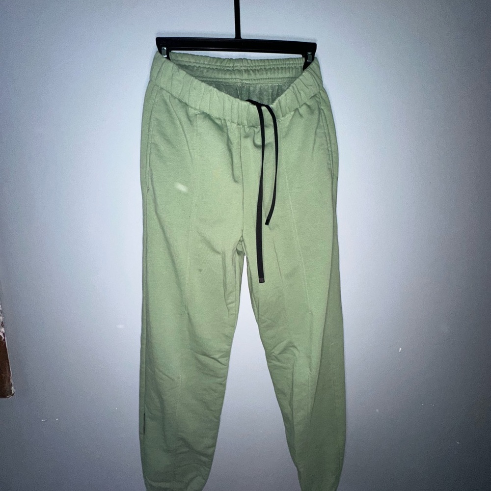 On Running Green Track Pants with Tapered Fit